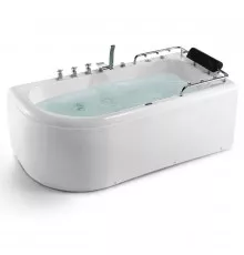 Акриловая гидромассажная ванна 170х85 см SSWW W0827R BH608F
