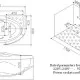 Купить Акриловая гидромассажная ванна 173х88 см SSWW A307LBH168H в магазине сантехники Santeh-Crystal.ru