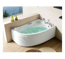 Акриловая гидромассажная ванна 150х100 см R Gemy G9009B R