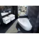Заказать Акриловая асимметричная ванна LoveStory II PU Plus L белая Ravak C771000000 в магазине сантехники Santeh-Crystal.ru