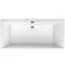 Квариловая ванна 190х90 см альпийский белый Villeroy & Boch Squaro Edge 12 UBQ190SQE2DV-01
