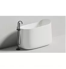Ванна из литьевого мрамора Salini S-Sense Oriente Ofuro 1043101G 140x80 см, отдельностоящая, белый глянец