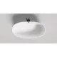 Ванна из литьевого мрамора Salini S-Stone Luce 100122M 150x75 см, отдельностоящая, белый матовый