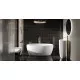 Ванна из литьевого мрамора Salini S-Stone Luce 100122M 150x75 см, отдельностоящая, белый матовый