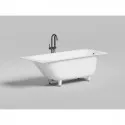 Ванна из литьевого мрамора Salini S-Stone Ornella 102326M 160x70 см, белый матовый Ванна из литьевого мрамора Salini S-Stone Ornella 102326M 160x70 см, белый матовый