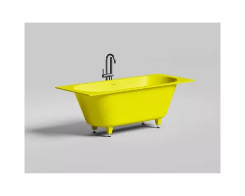 Ванна из литьевого мрамора Salini S-Stone Ornella Axis Kit 103522MF 190,5x90,5 см, покраска по RAL матовый полностью