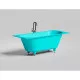 Ванна из литьевого мрамора Salini S-Stone Ornella Axis Kit 103522MF 190,5x90,5 см, покраска по RAL матовый полностью