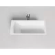 Ванна из литьевого мрамора Salini S-Sense Cascata Kit 104813G 170x70 см, белый глянец
