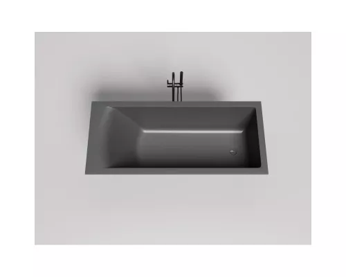 Ванна из литьевого мрамора Salini S-Sense Cascata Kit 104813GF 170x70 см, покраска по RAL глянец полностью