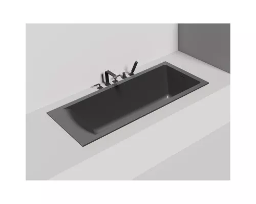 Ванна из литьевого мрамора Salini S-Sense Cascata Kit 104813GF 170x70 см, покраска по RAL глянец полностью