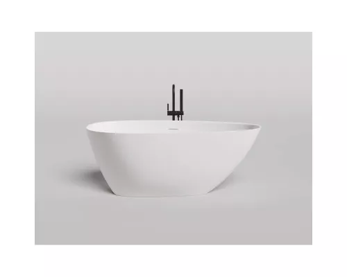 Ванна из литьевого мрамора Salini S-Stone Paola 1015203M 160x80 см, отдельностоящая, белый матовый