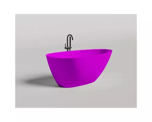 Ванна из литьевого мрамора Salini S-Stone Paola 1015203MF 160x80 см, отдельностоящая, покраска по RAL матовый полностью
