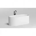 Ванна из литьевого мрамора Salini S-Stone Perla 1049201M 170x80 см, отдельностоящая, белый матовый