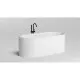 Ванна из литьевого мрамора Salini S-Stone Perla 1049201M 170x80 см, отдельностоящая, белый матовый