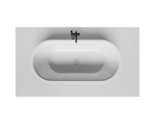 Ванна из литьевого мрамора Salini S-Stone Perla 1049201M 170x80 см, отдельностоящая, белый матовый