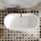 Ванна из литьевого мрамора Salini S-Stone Perla 1049201M 170x80 см, отдельностоящая, белый матовый
