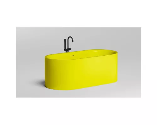 Ванна из литьевого мрамора Salini S-Stone Perla 1049201MF 170x80 см, отдельностоящая, покраска по RAL матовый полностью