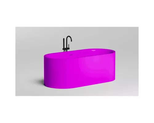 Ванна из литьевого мрамора Salini S-Stone Perla 1049201MF 170x80 см, отдельностоящая, покраска по RAL матовый полностью
