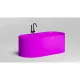 Ванна из литьевого мрамора Salini S-Stone Perla 1049201MF 170x80 см, отдельностоящая, покраска по RAL матовый полностью