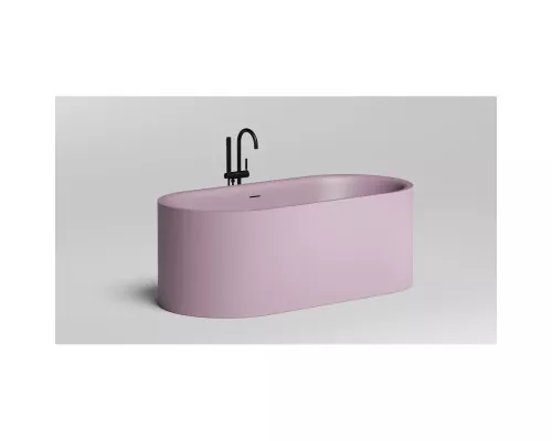 Ванна из литьевого мрамора Salini S-Stone Perla 1049201MF 170x80 см, отдельностоящая, покраска по RAL матовый полностью