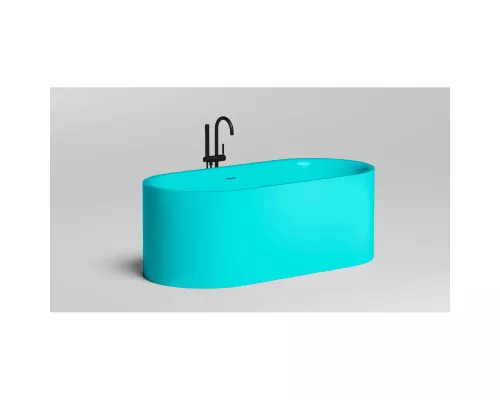 Ванна из литьевого мрамора Salini S-Stone Perla 1049201MF 170x80 см, отдельностоящая, покраска по RAL матовый полностью