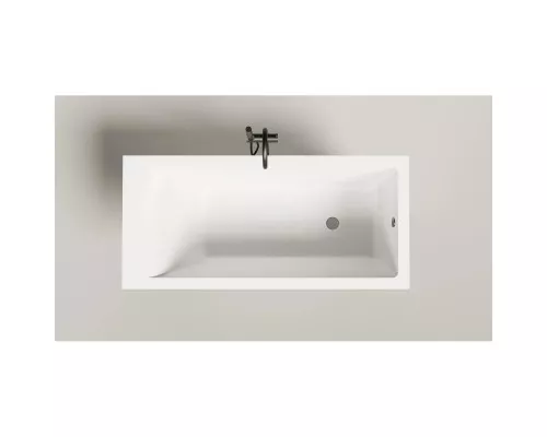Ванна из литьевого мрамора Salini S-Stone Cascata 105021M 150x70 см, белый матовый