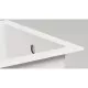 Ванна из литьевого мрамора Salini S-Stone Cascata 105021M 150x70 см, белый матовый