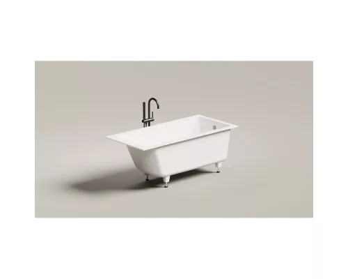 Ванна из литьевого мрамора Salini S-Stone Cascata 105021M 150x70 см, белый матовый