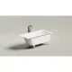 Ванна из литьевого мрамора Salini S-Stone Cascata 105021M 150x70 см, белый матовый