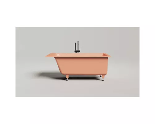 Ванна из литьевого мрамора Salini S-Sense Cascata 105011MF 150,3x70 см, покраска по RAL матовый полностью