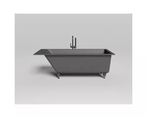 Ванна из литьевого мрамора Salini S-Sense Cascata 105011MF 150,3x70 см, покраска по RAL матовый полностью