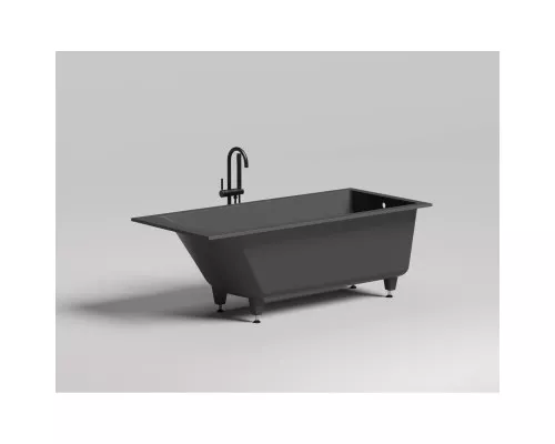 Ванна из литьевого мрамора Salini S-Sense Cascata 105011MF 150,3x70 см, покраска по RAL матовый полностью