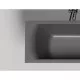Ванна из литьевого мрамора Salini S-Sense Cascata Kit 105012GF 150,3x70 см, покраска по RAL глянец полностью