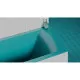 Ванна из литьевого мрамора Salini S-Sense Cascata Kit 105012GF 150,3x70 см, покраска по RAL глянец полностью