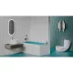 Ванна из литьевого мрамора Salini S-Sense Cascata Kit 105012GF 150,3x70 см, покраска по RAL глянец полностью