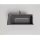 Ванна из литьевого мрамора Salini S-Sense Cascata Kit 105012MF 150,3x70 см, покраска по RAL матовый полностью