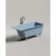 Ванна из литьевого мрамора Salini S-Sense Cascata Kit 105012MF 150,3x70 см, покраска по RAL матовый полностью