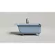 Ванна из литьевого мрамора Salini S-Sense Cascata Kit 105012MF 150,3x70 см, покраска по RAL матовый полностью