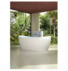 Ванна из литьевого мрамора Vincea Solid Surface VBT-6S03MW 170x80 см, отдельностоящая, белый матовый