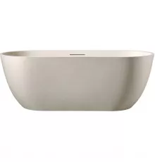 Ванна из литьевого мрамора AltroBagno Bruna AltroBagnoBruna090203Cream 170x75 см, отдельностоящая, кремовый