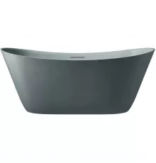 Ванна из литьевого мрамора AltroBagno Fiorina AltroBagnoFiorina090217GraniteGray 170x75 см, отдельностоящая, серый гранит