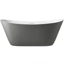 Ванна из литьевого мрамора AltroBagno Fiorina AltroBagnoFiorina090220CementGrey&White 170x75 см, отдельностоящая, белый/серый цемент