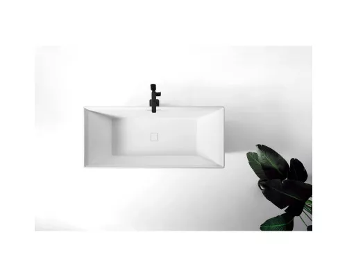 Ванна из литьевого мрамора AltroBagno Francesca AltroBagnoFrancesca090101White 170x75 см, отдельностоящая, белый