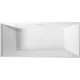 Ванна из литьевого мрамора AltroBagno Francesca AltroBagnoFrancesca090101White 170x75 см, отдельностоящая, белый