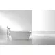 Ванна из литьевого мрамора AltroBagno Francesca AltroBagnoFrancesca090101White 170x75 см, отдельностоящая, белый