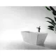 Ванна из литьевого мрамора AltroBagno Francesca AltroBagnoFrancesca090101White 170x75 см, отдельностоящая, белый
