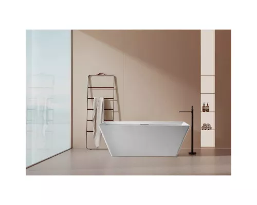 Ванна из литьевого мрамора AltroBagno Francesca AltroBagnoFrancesca090101White 170x75 см, отдельностоящая, белый