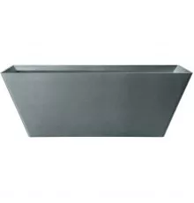 Ванна из литьевого мрамора AltroBagno Francesca AltroBagnoFrancesca090102GraniteGray 170x75 см, отдельностоящая, серый гранит