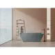 Ванна из литьевого мрамора AltroBagno Francesca AltroBagnoFrancesca090102GraniteGray 170x75 см, отдельностоящая, серый гранит