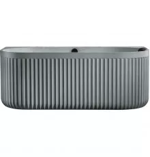 Ванна из литьевого мрамора AltroBagno Fabiana AltroBagnoFabiana090207GraniteGray 170x80 см, отдельностоящая, серый гранит